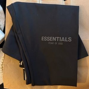 Fear of God essentials black leggings